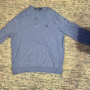 Light Blue Polo QuarterZip